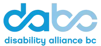 Logo for Disability Alliance BC